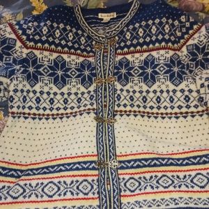 Susan Bristol icelandic wool sweater XL